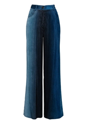 Forte Forte corduroy straight-leg trousers - Blue