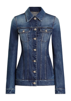 Dolce & Gabbana A-line denim jacket - Blue