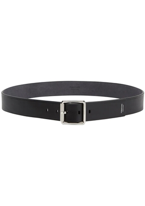 Ferragamo square-buckle leather belt - Black