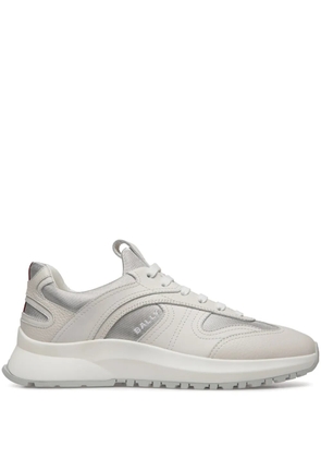 Bally panelled leather sneakers - White