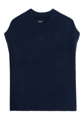 Zadig&Voltaire sleeveless sweater - Blue