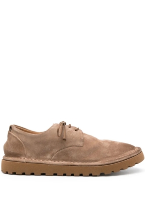 Marsèll Sancrispa Alta suede derby shoes - Brown