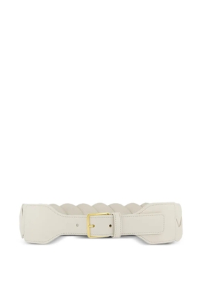 Altuzarra braided calf-leather belt - White