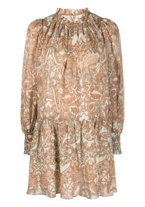 Ulla Johnson floral-print minidress - Orange