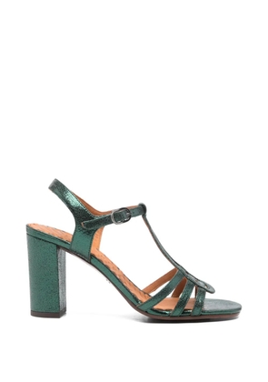Chie Mihara Baby T-strap leather sandals - Green