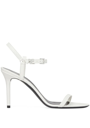 Courrèges leather sandals - White
