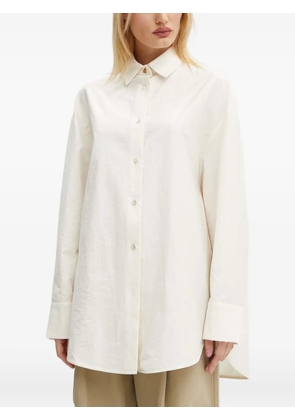 AERON triangle-button shirt - Neutrals