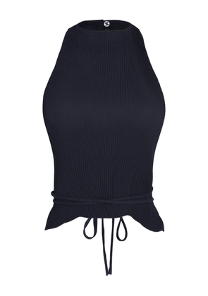 Osklen ribbed halterneck top - Black