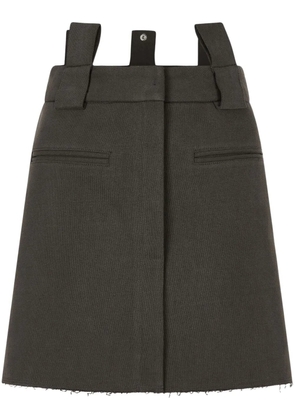 TOMBOY jersey pigment mini skirt - Grey