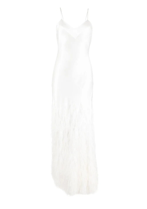 Cult Gaia Hansal silk gown - White