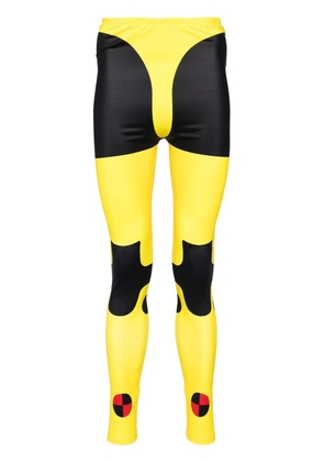 Walter Van Beirendonck Dummy Bike leggings - Yellow