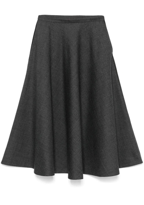 Gucci flared midi skirt - Grey