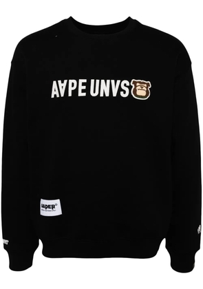 AAPE BY *A BATHING APE® logo sweatshirt - Black