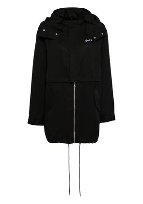 SPORT b. by agnès b. logo-embroidered jacket - Black