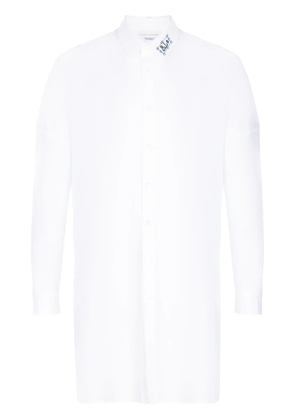 Random Identities logo-print long-sleeve shirt - White