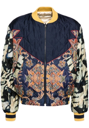 Pierre-Louis Mascia Adana bomber jacket - Blue