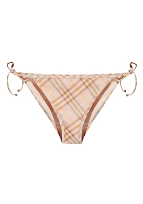 Burberry IP Check bikini bottoms - Neutrals
