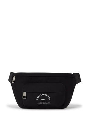 Karl Lagerfeld Rue St-Guillaume belt bag - Black