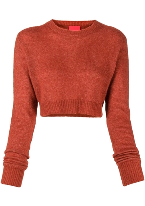 Cashmere In Love Como cropped cashmere jumper - Red