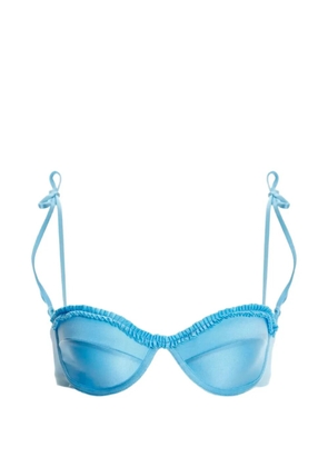 Agua Bendita Madelyn bikini top - Blue