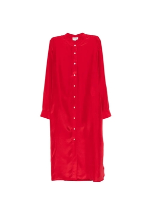 P.A.R.O.S.H. buttoned midi dress - Red