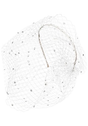 Jennifer Behr crystal-embellished headband - Neutrals