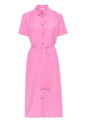 Peserico beaded belted shirt dress - Pink