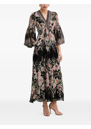 Hale Bob Alanna floral-print maxi dress - Black