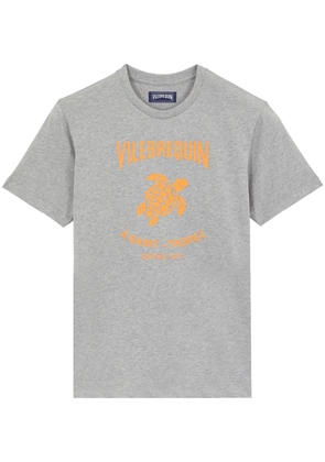 Vilebrequin logo-print T-shirt - Grey