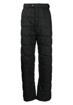 Ienki Ienki quilted two-pocket straight trousers - Black