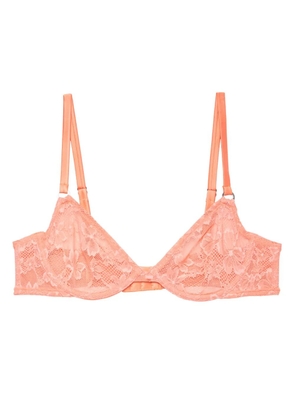 Fleur Du Mal Le Stretch lace demi bra - Pink