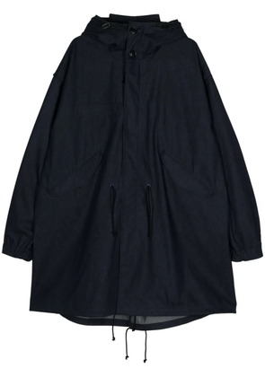 Junya Watanabe MAN x C.P Company cotton raincoat - Blue
