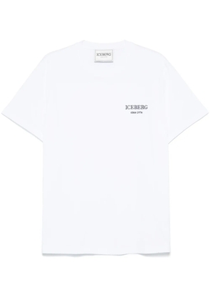 Iceberg logo-embroidered T-shirt - White