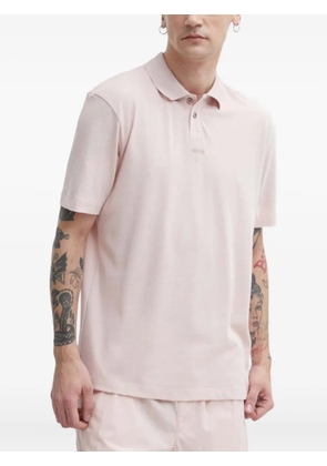 HUGO buttoned short-sleeve polo shirt - Pink