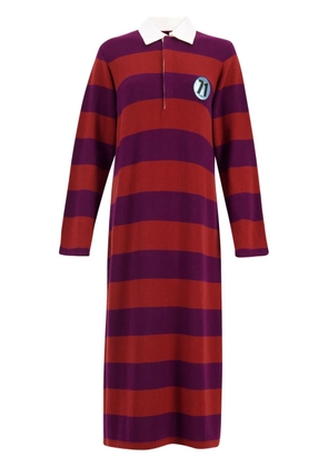 PAULA patch-detail polo dress - Purple