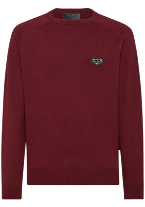 Philipp Plein round-neck sweater - Red
