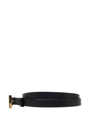 DSQUARED2 rectangular-buckle leather belt - Black