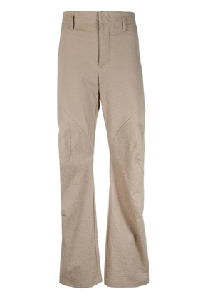 Post Archive Faction straight-leg trousers - Brown