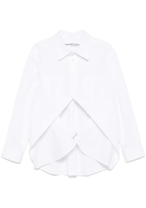 Alexander Wang exaggerated split front shirt - White