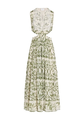 Giambattista Valli Fresco-print dress - Green