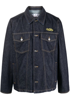 Off-White Wave Off denim jacket - Blue