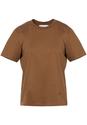 Yves Salomon jersey T-shirt - Brown