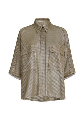 Brunello Cucinelli short-sleeves shirt - Green
