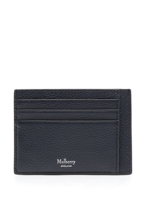 Mulberry logo-stamp leather cardholder - Blue