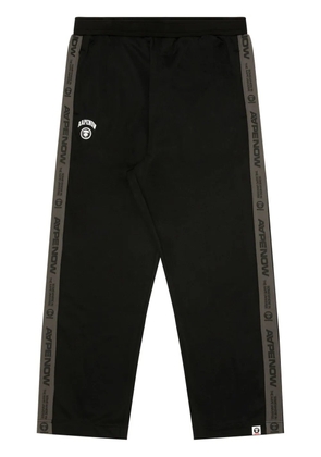 AAPE BY *A BATHING APE® logo-embroidered track pants - Black