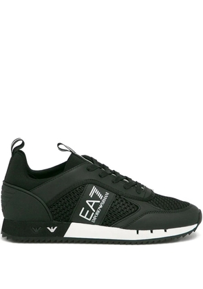 Ea7 Emporio Armani logo-print sneakers - Black