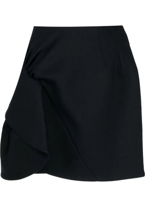 Dice Kayek asymmetric draped miniskirt - Blue