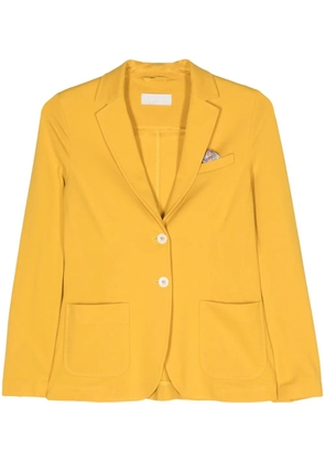 Circolo 1901 piqué single-breasted blazer - Yellow