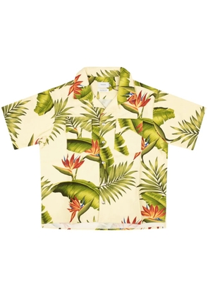RHUDE Snap Hawaiian Shirt 'Blue' - Neutrals