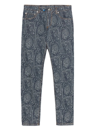 ETRO paisley jeans - Blue